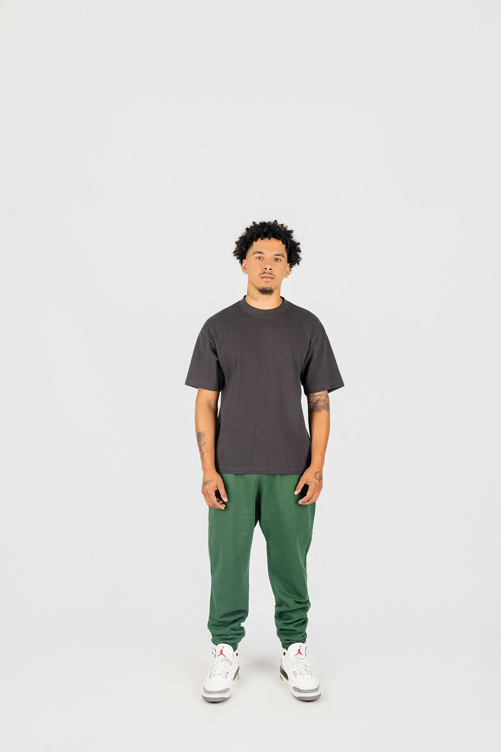Superline Heavyweight Boyfriend Joggers — alternative angle
