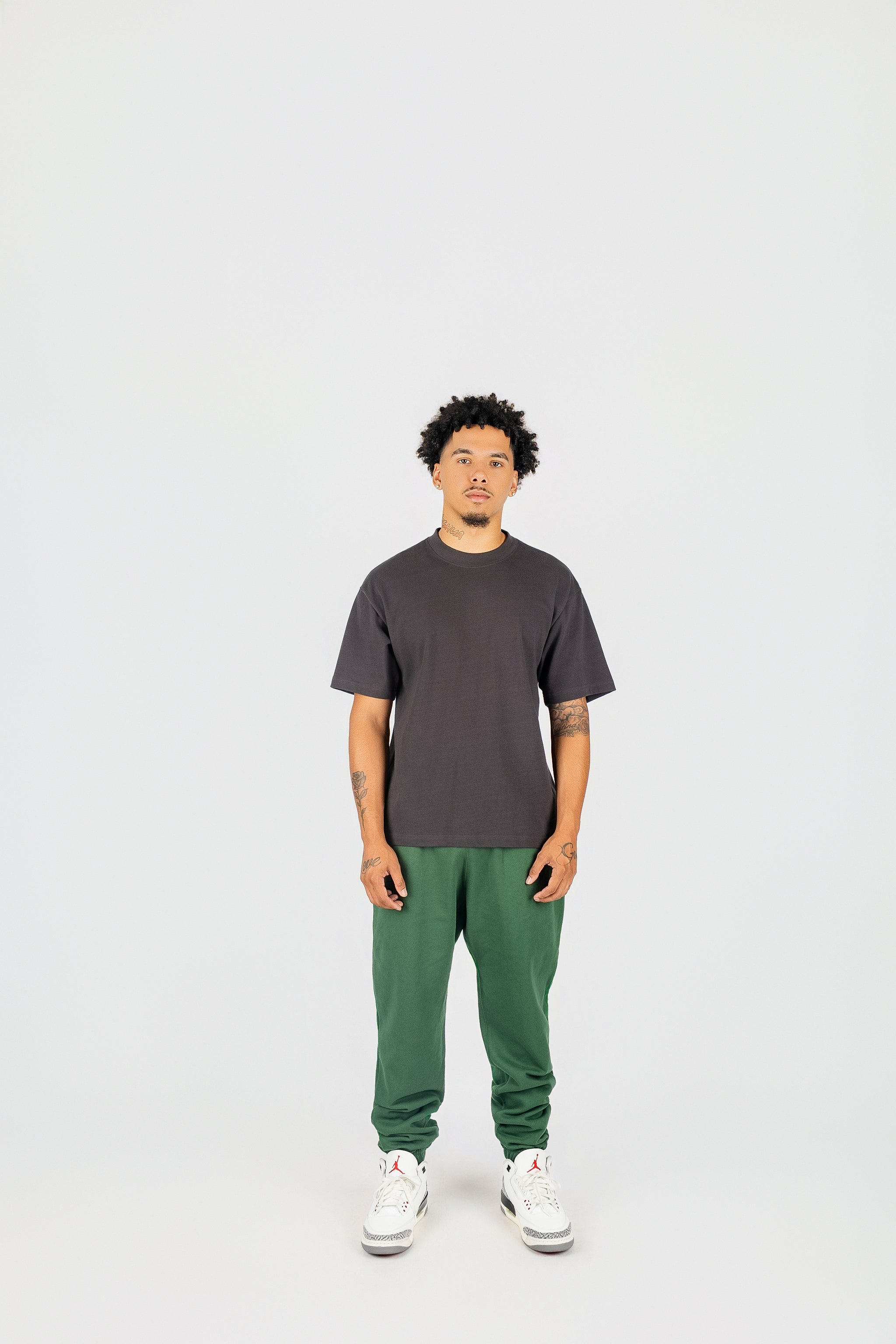 Superline Heavyweight Boyfriend Joggers — alternative angle