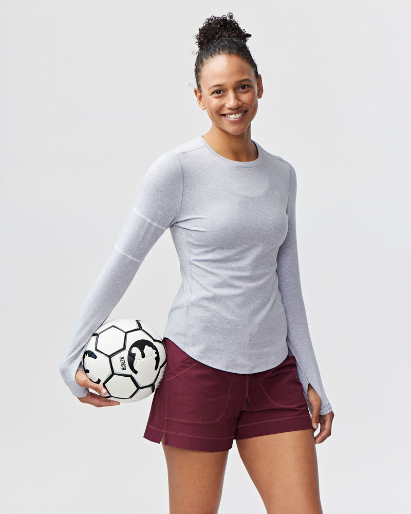 Goal Five Foudy Women's Longsleeve Workout Top — alternative angle