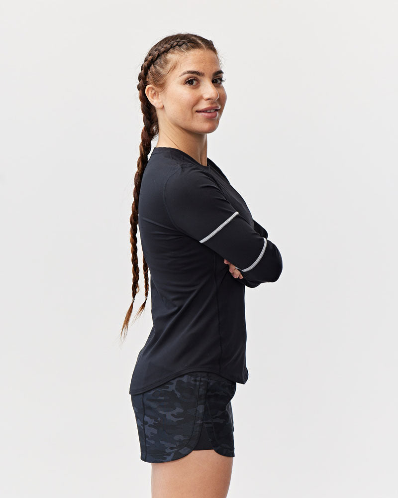 Goal Five Foudy Women's Longsleeve Workout Top — fabric or material detail