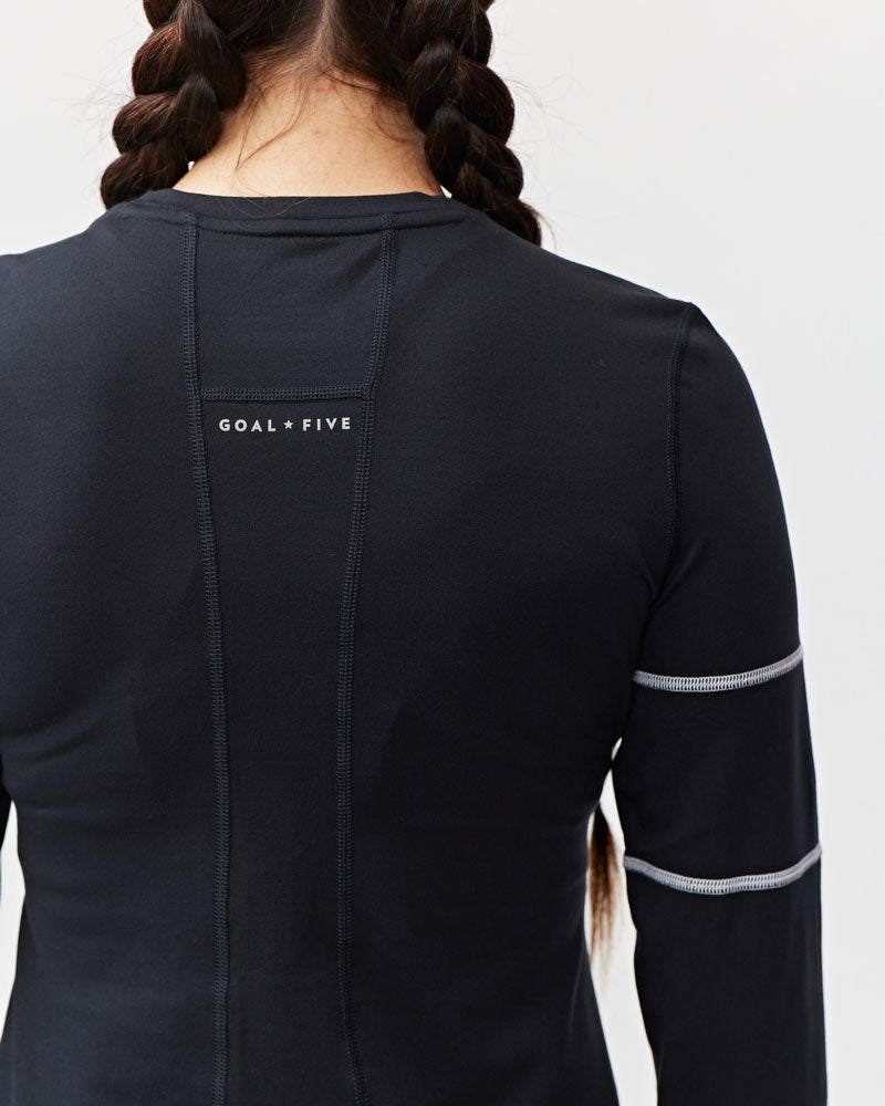 Goal Five Foudy Women's Longsleeve Workout Top — product on model