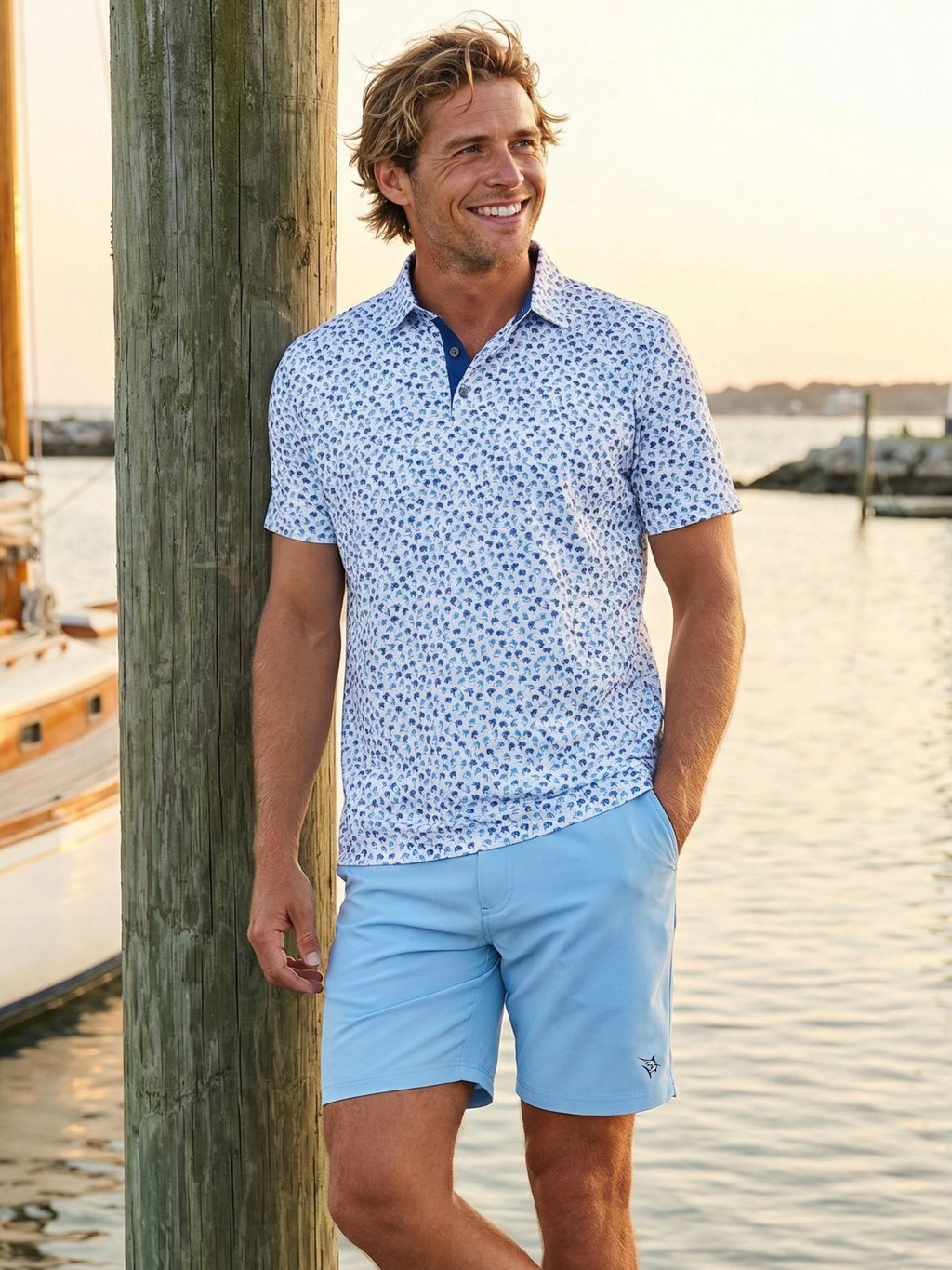 White Water Life Freeport Short Effortless Performance — construction detail