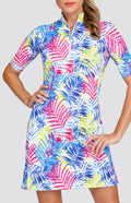 Zaya Dress - Prism Palm