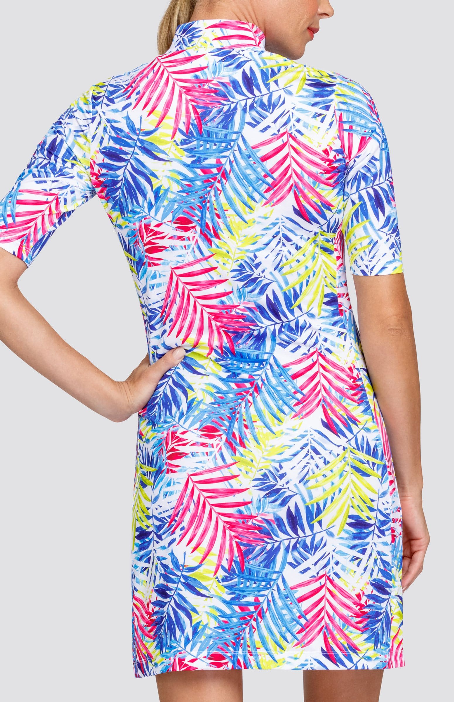 Zaya Dress - Prism Palm