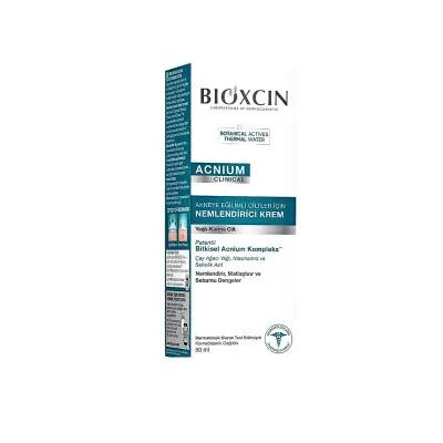 Bioxcin Acne Moisturizer - Sebum Balancing Cream for Acne-Prone Skin, Hypoallergenic & Dermatologically Tested