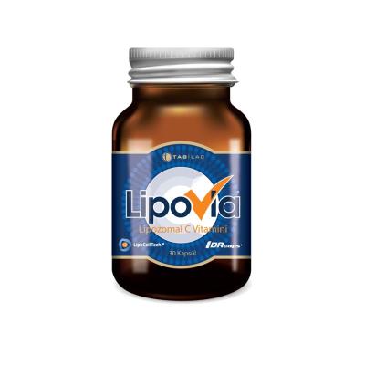 Lipovia Liposomal Vitamin C Supplement - 30 Capsules, Immune Support & Antioxidant Benefits