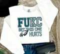 A Blessed Texas Mess Boutique Super Bowl Philadelphia Football Bet this one HURTS FUKC Eagles Super Bowl… — main product shot