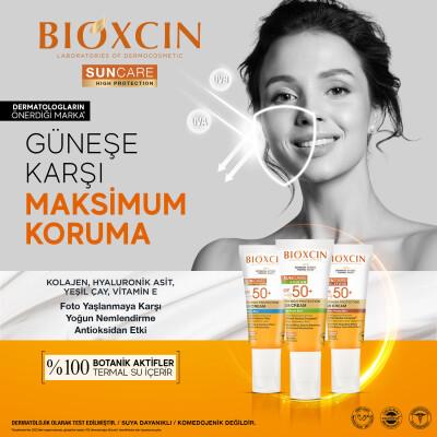 Bioxcin Very High Protection Sun Cream SPF50+ - Non-Greasy, Water-Resistant Sunscreen for Sensitive Skin