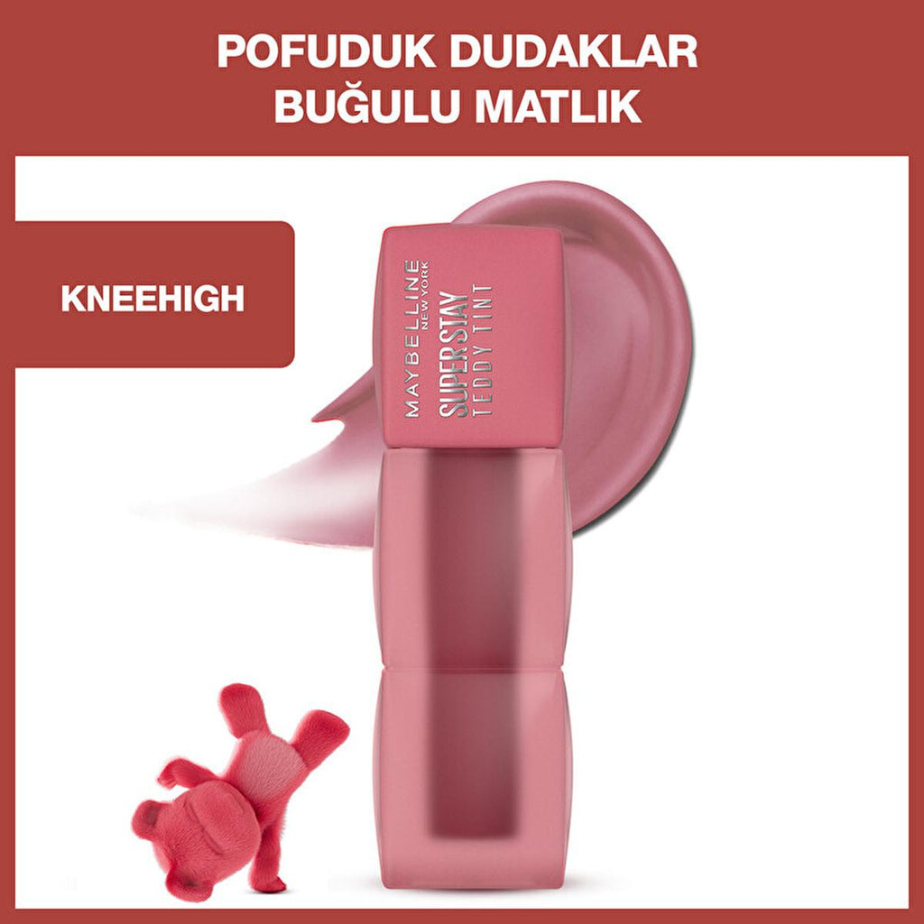 Maybelline Super Stay Teddy Tint: Long Lasting Matte Lip & Cheek Tint - Buildable Coverage, Comfortable Wear