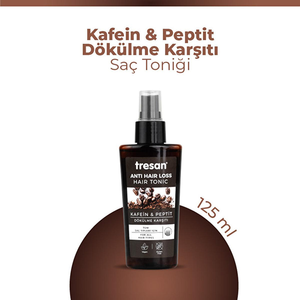 Tresan Caffeine & Peptide Anti-Hair Loss Hair Tonic for Nourished, Thicker Hair - 4.23 fl oz