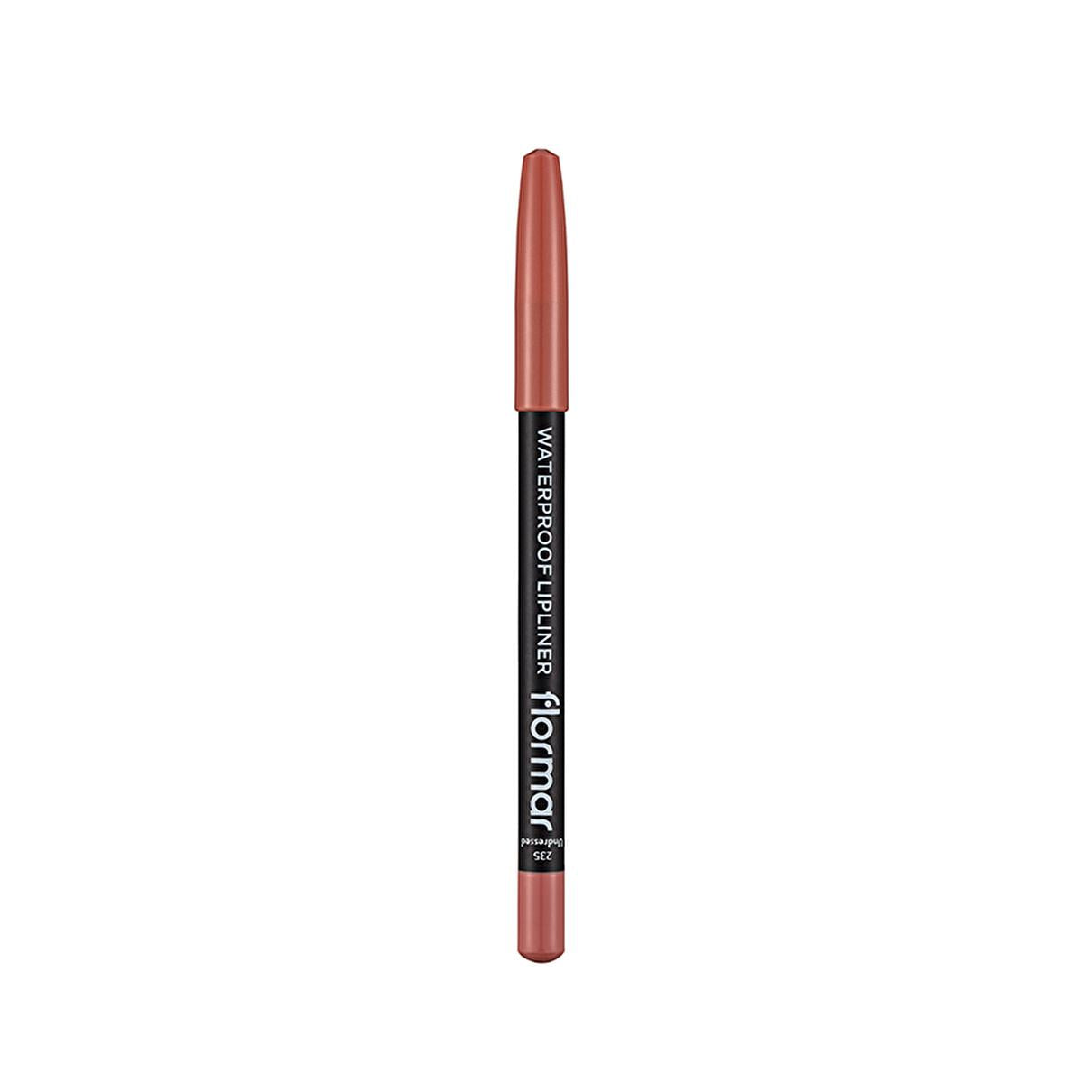 Flormar Waterproof Mat Lip Liner - Long-Lasting, High Pigment, Vitamin Enriched - 235 Undressed