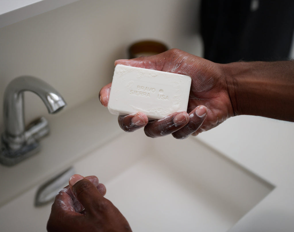Bravo Sierra Face & Body Cleansing Bar — field-test environment