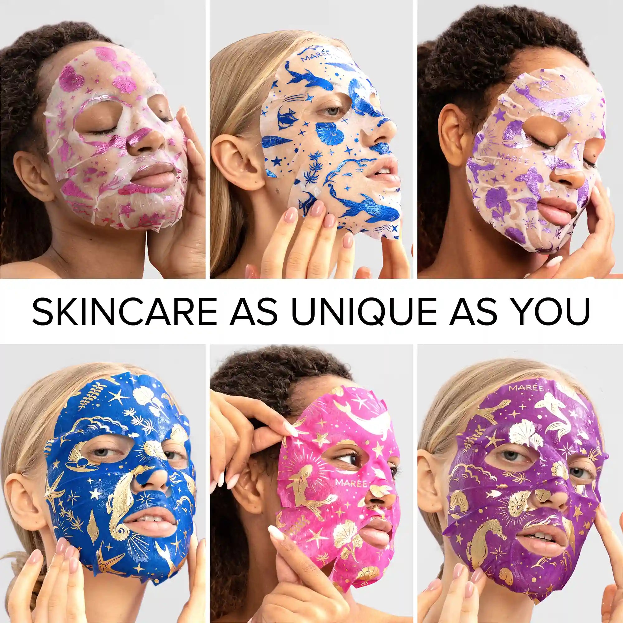 Maree Hydrating Collagen Face Mask — in-use photo