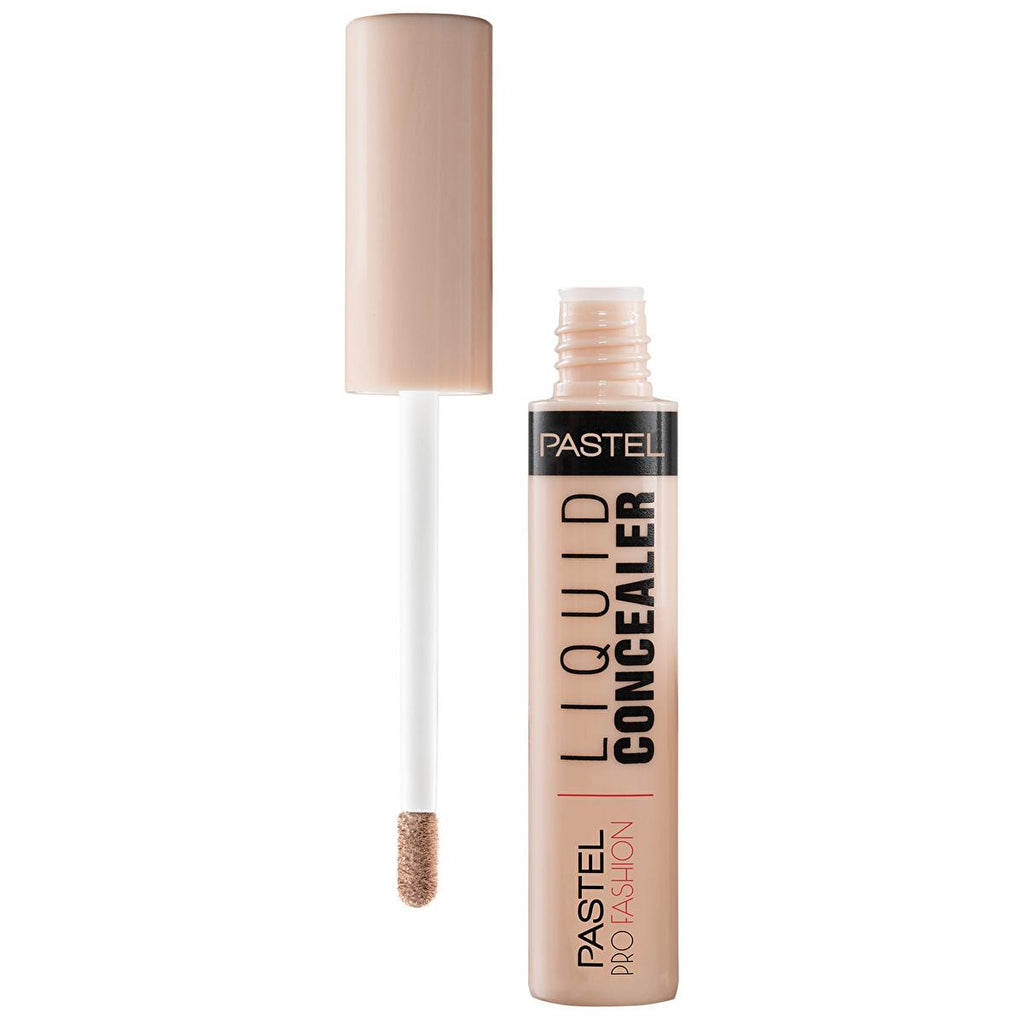 Pastel Profashion Liquid Concealer - Matte Finish, Easy to Blend, Conceals Blemishes - Peach