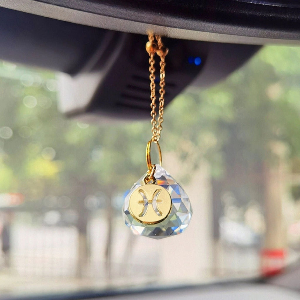Darn Good Yarn Zodiac Car Suncatcher - Mirror Charm — main product shot