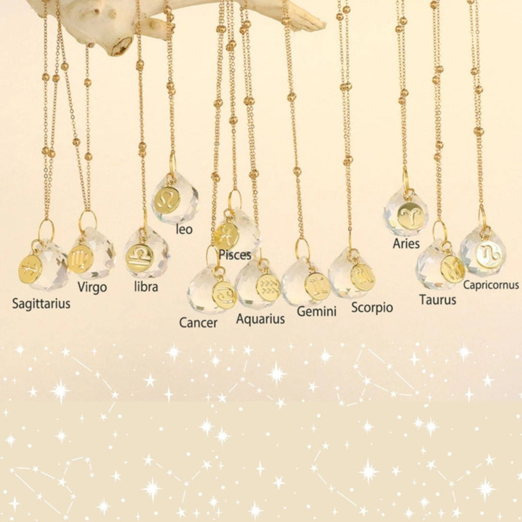 Darn Good Yarn Zodiac Car Suncatcher - Mirror Charm — construction detail