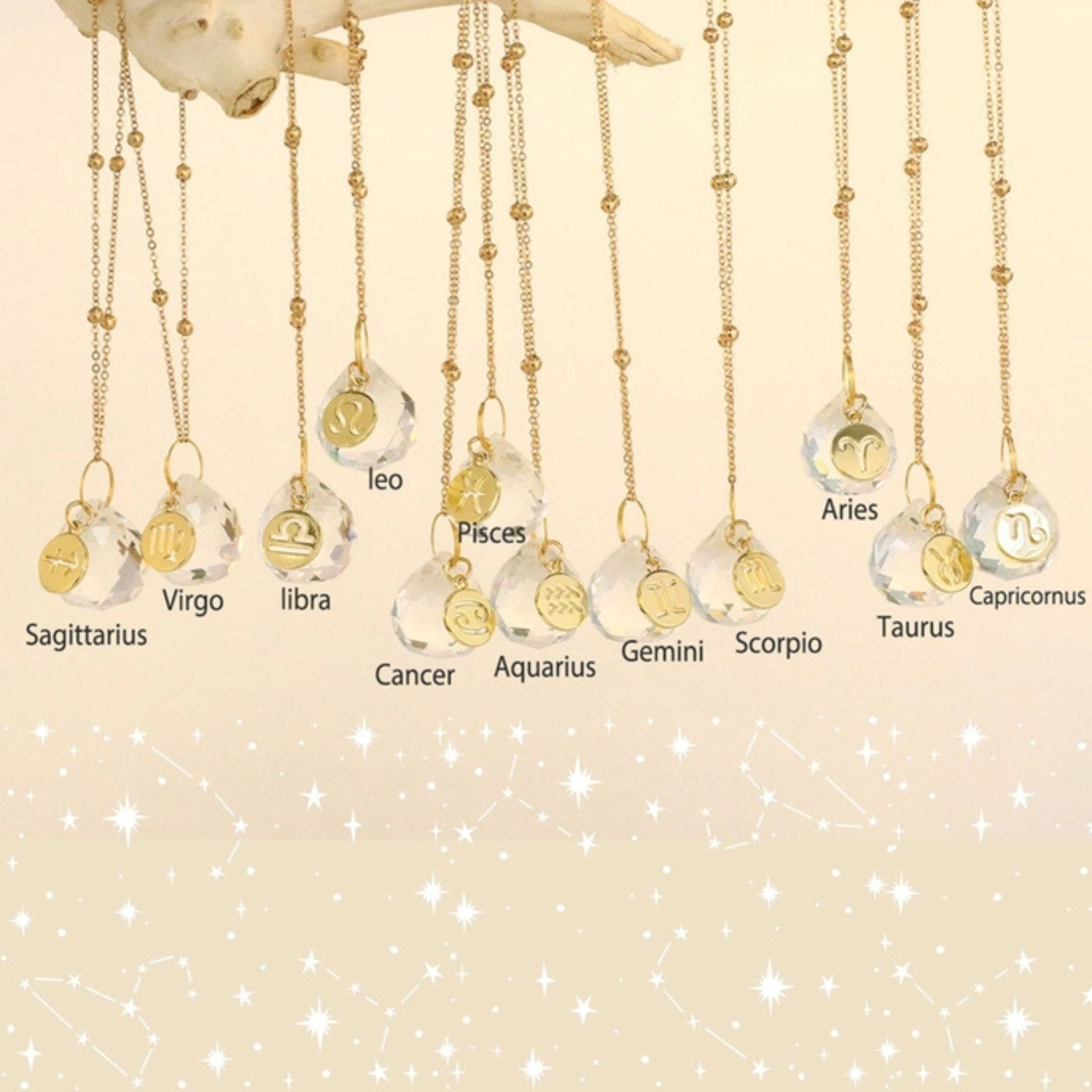 Darn Good Yarn Zodiac Car Suncatcher - Mirror Charm — construction detail