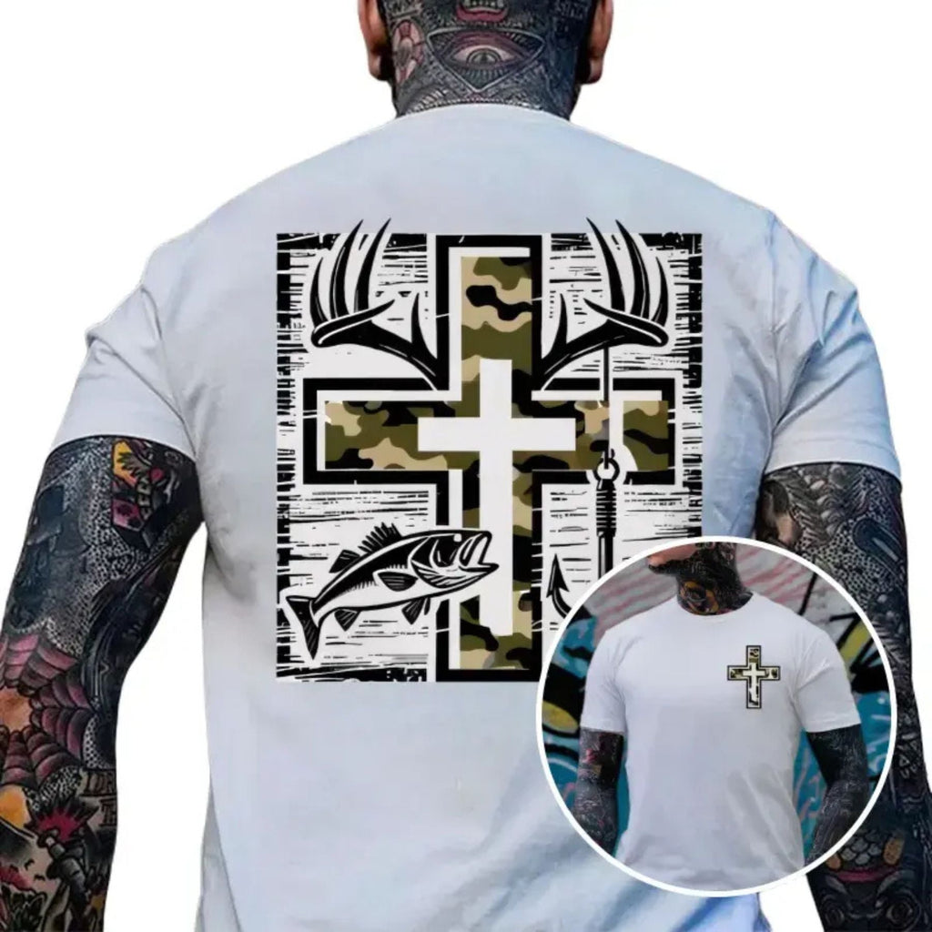 Pasimax Faithful Outdoorsmen T-Shirt — main product shot