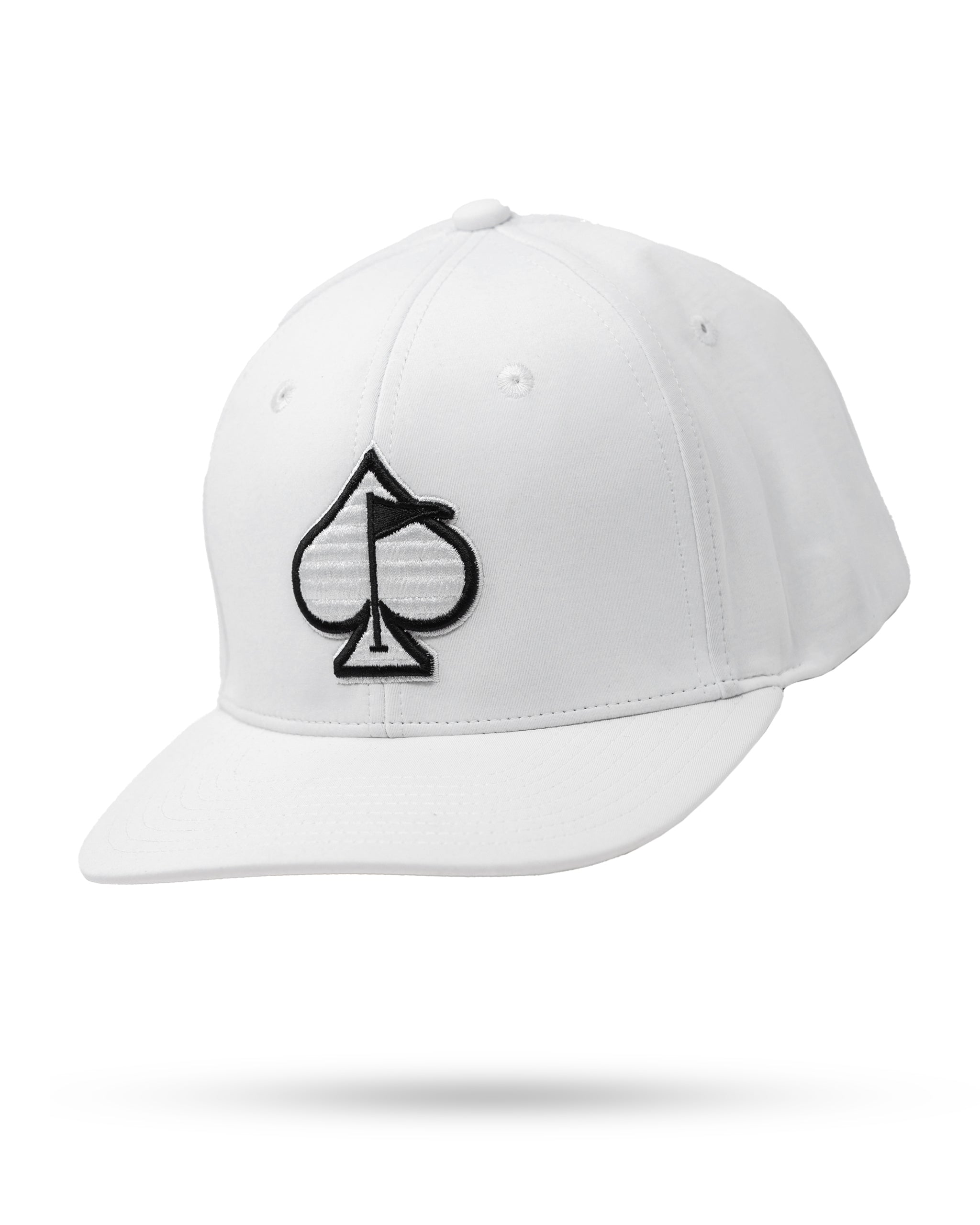 Performance Spade Hat - White – Pins and Aces, view 7