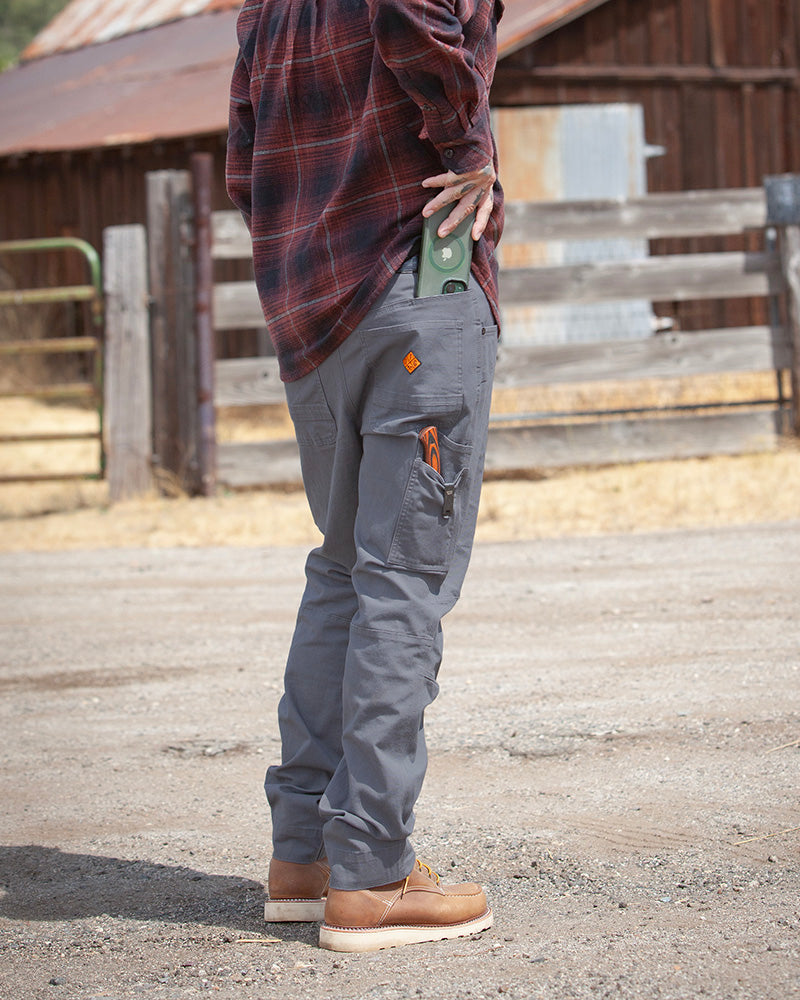 Off The Grid Surplus Trailblazer Taper Fit Pants - Castlerock — detail close-up