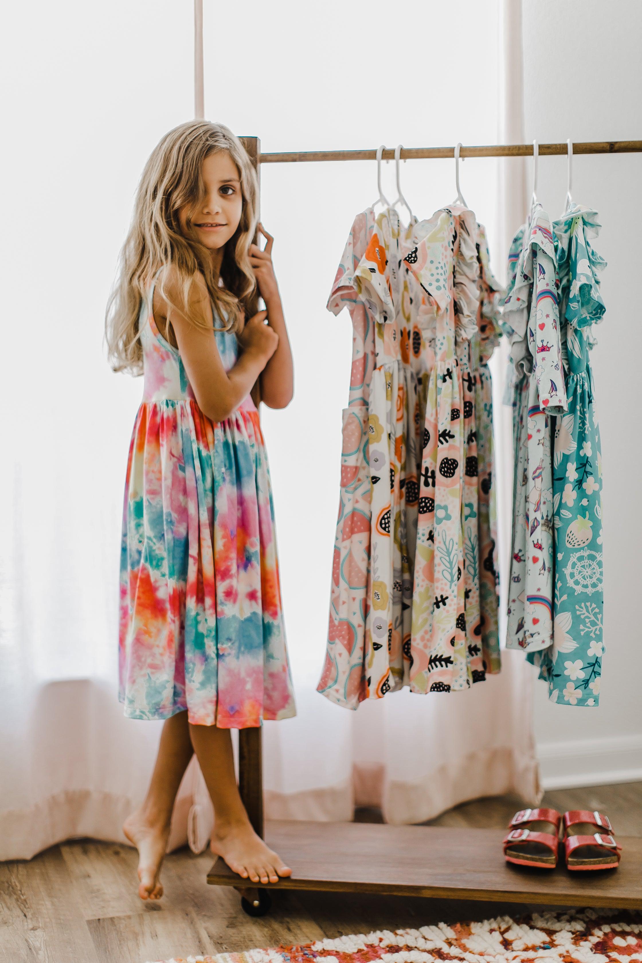 Mila & Rose ® Far Out Tank Twirl Dress — size reference