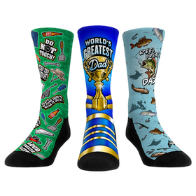 Rock 'Em Socks Father's Day - Dad - 3-Pack