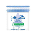 Johnson's Baby Cotton Swabs - Gentle, Pure Cotton Swabs for Infant Cleaning, Makeup Application - 200 Count