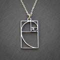 Princess Awesome & Boy Wonder Fibonacci Necklace — main product shot
