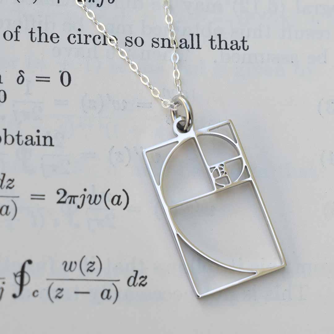 Princess Awesome & Boy Wonder Fibonacci Necklace — construction detail