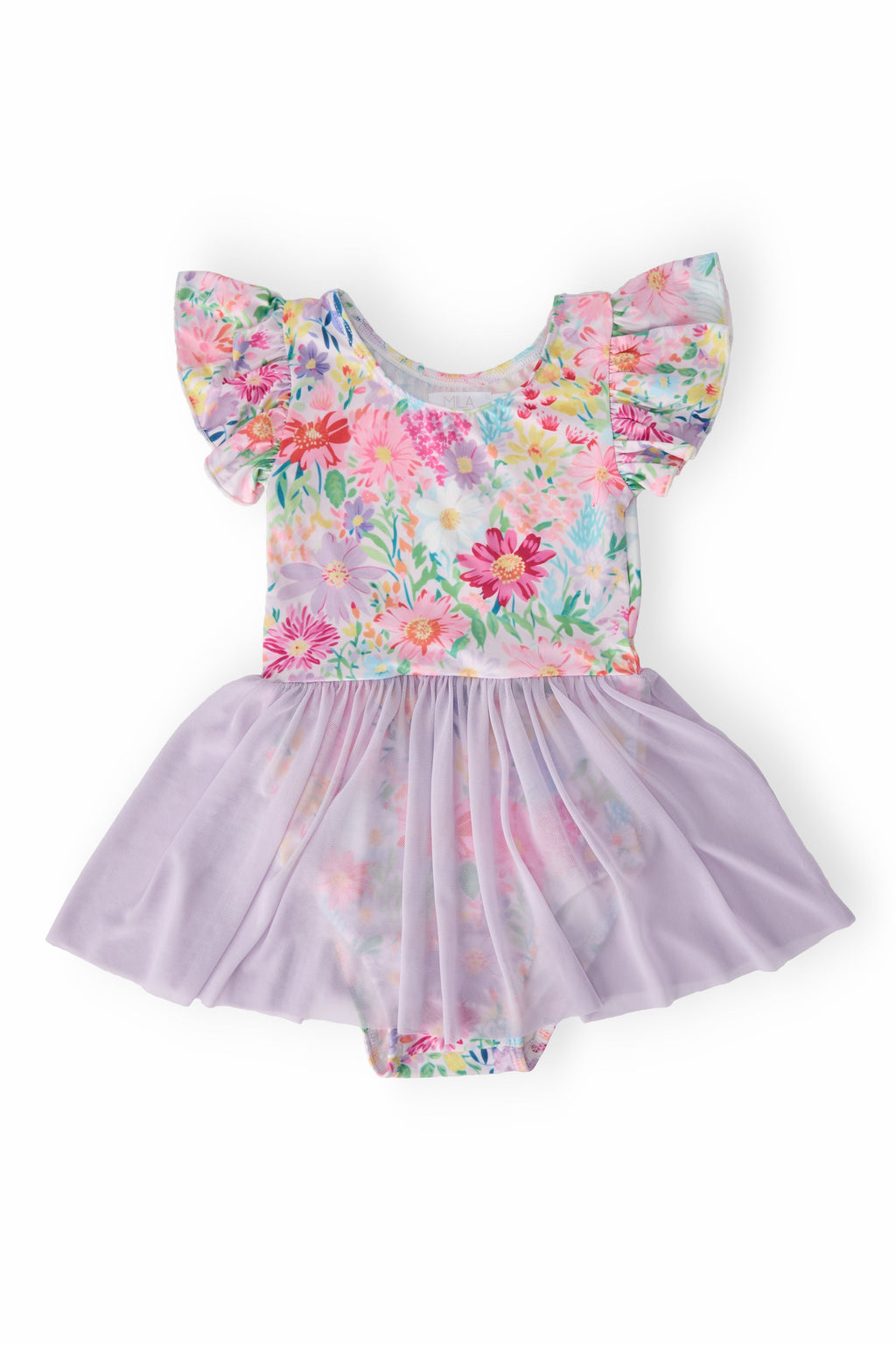 Mila & Rose ® Field of Flowers S/S Twirl Leotard — main product shot
