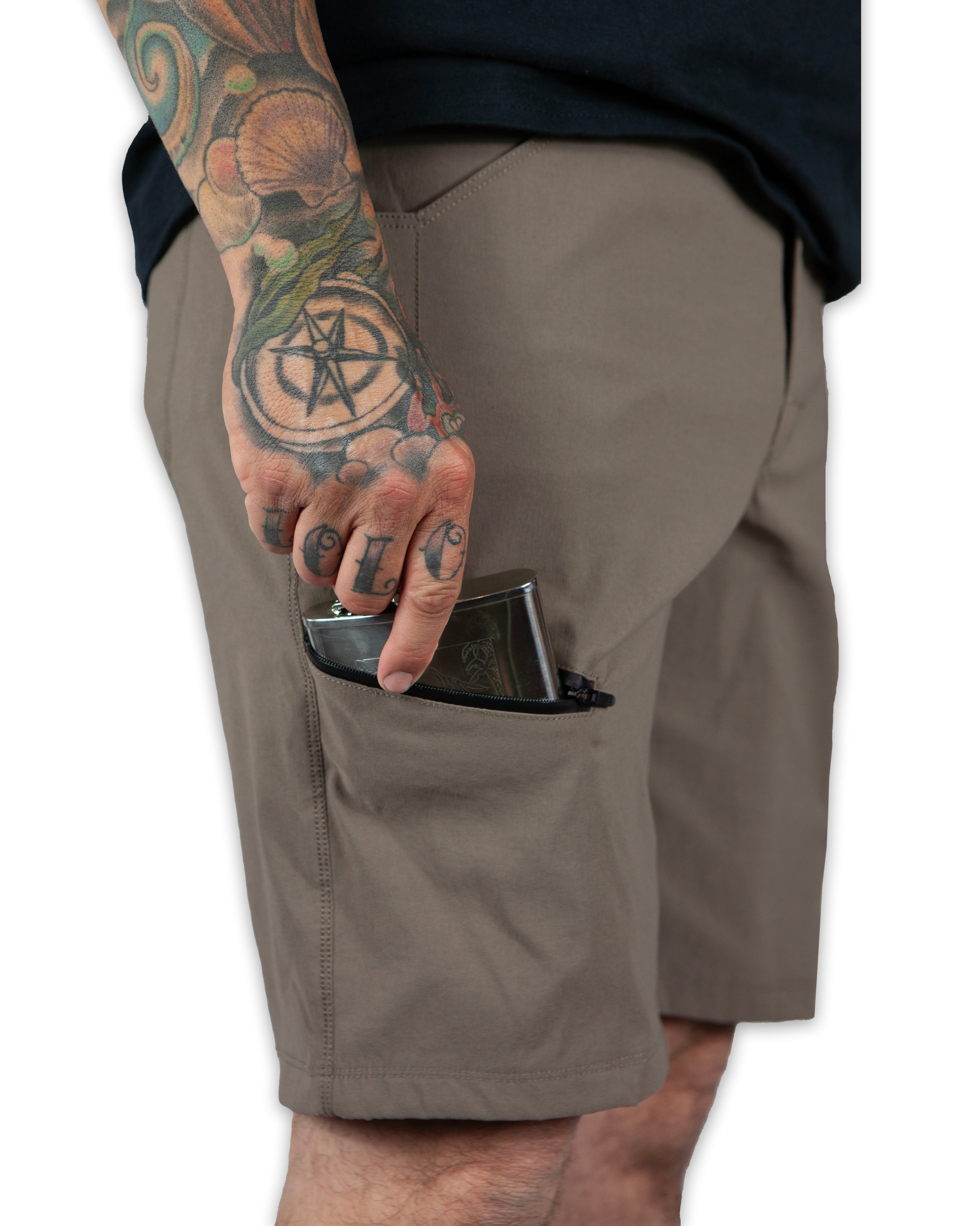 Off The Grid Surplus Field Short - Deadwood — color detail