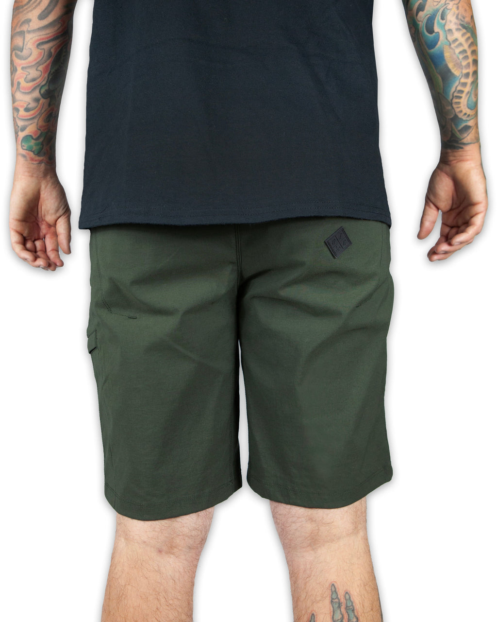 Off The Grid Surplus Field Short - Dk Army — side view