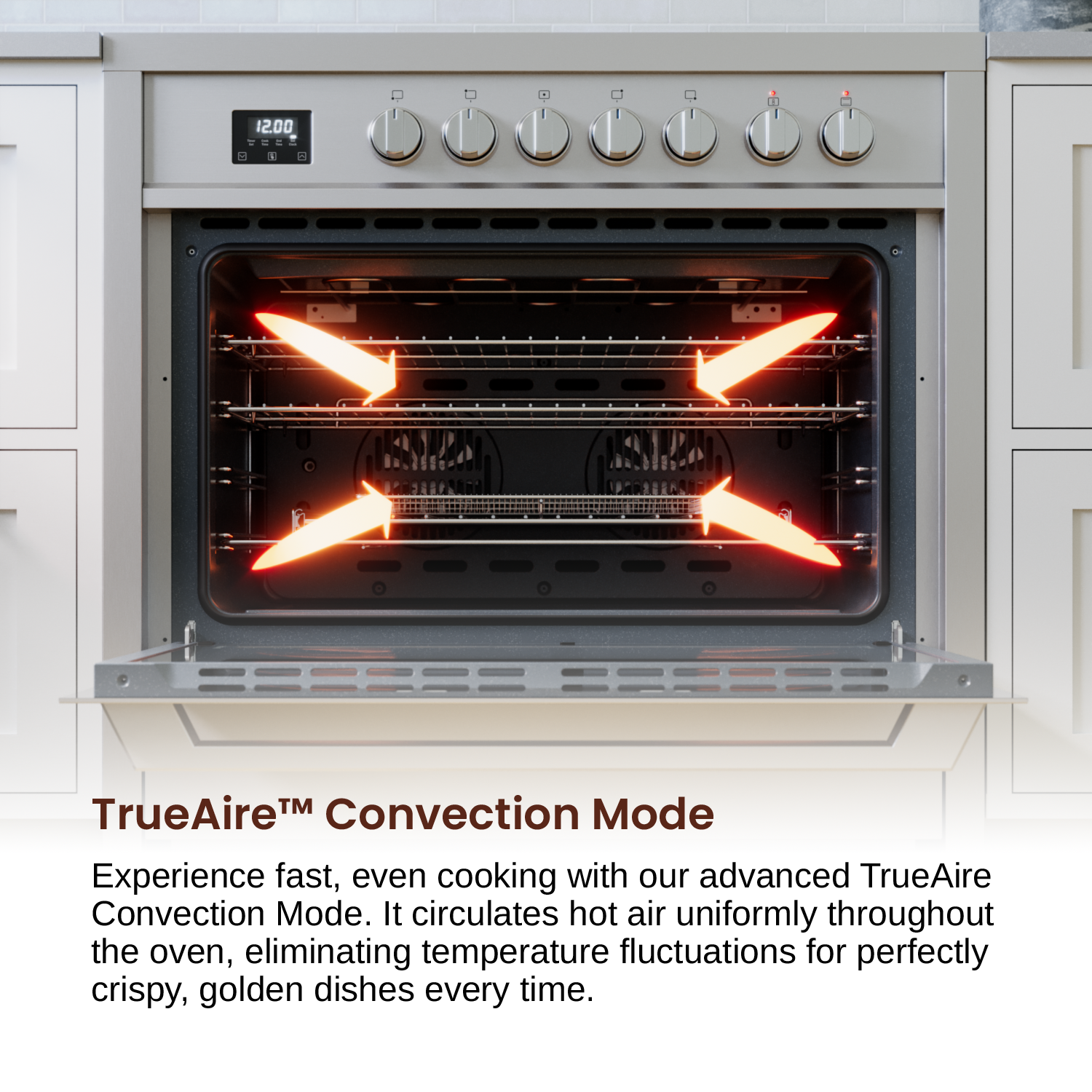 Rangaire 36" Electric Range Convection Oven Freestanding Stainless Steel RRE361TS – Rangaire Appliances, view 8