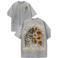 Find Someone Who Grows Flowers Sunflower T-Shirt – Street Style Washed Graphic Tee, Lightweight Retro Cotton Floral Top