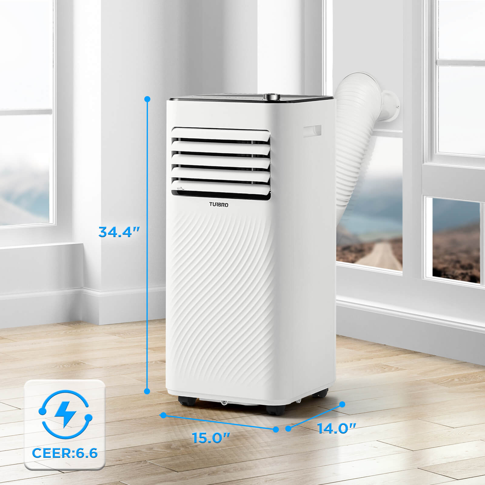 Finnmark 8,000 BTU Portable Air Conditioner – TURBRO, view 2