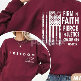 Firm in Faith Fierce in Justice Sweatshirt