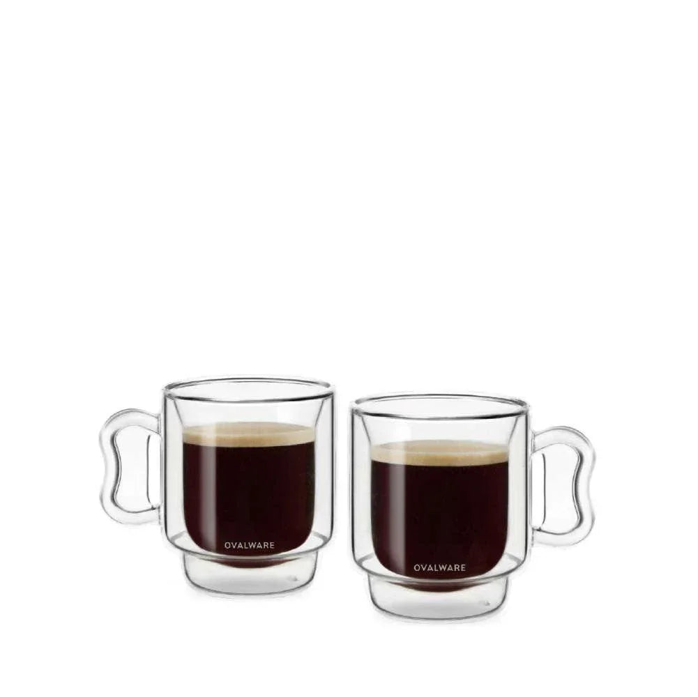 Double Wall Espresso Cups - 120ml/4oz – Ovalware