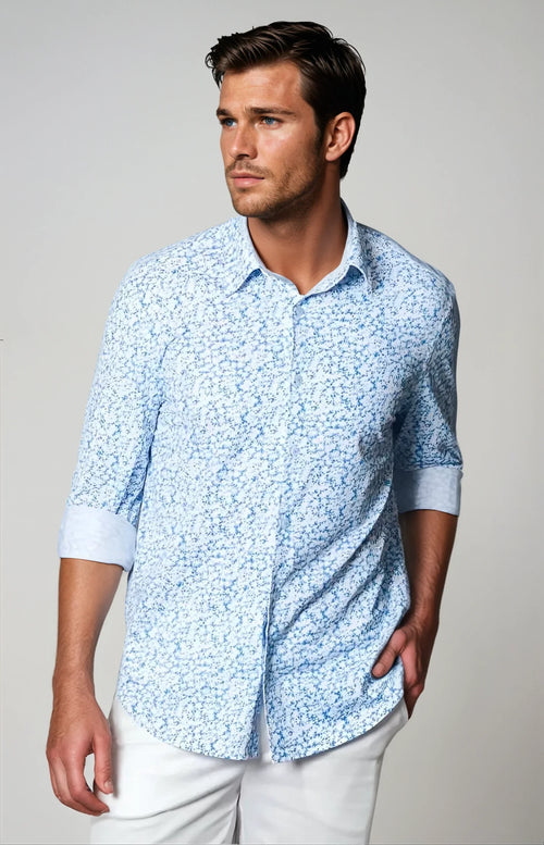Buki Five-O Floral Long Sleeve Tech Shirt — main product shot