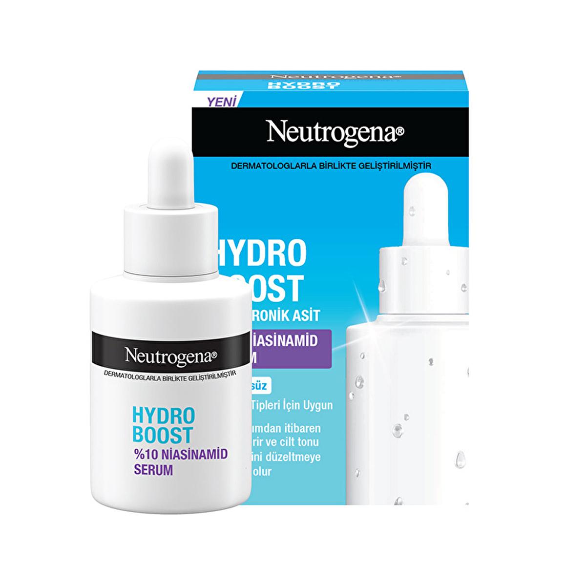 Neutrogena Hydro Boost Niacinamide Serum - 10% Niacinamide for Hydrated, Even Skin Tone - 30 ml
