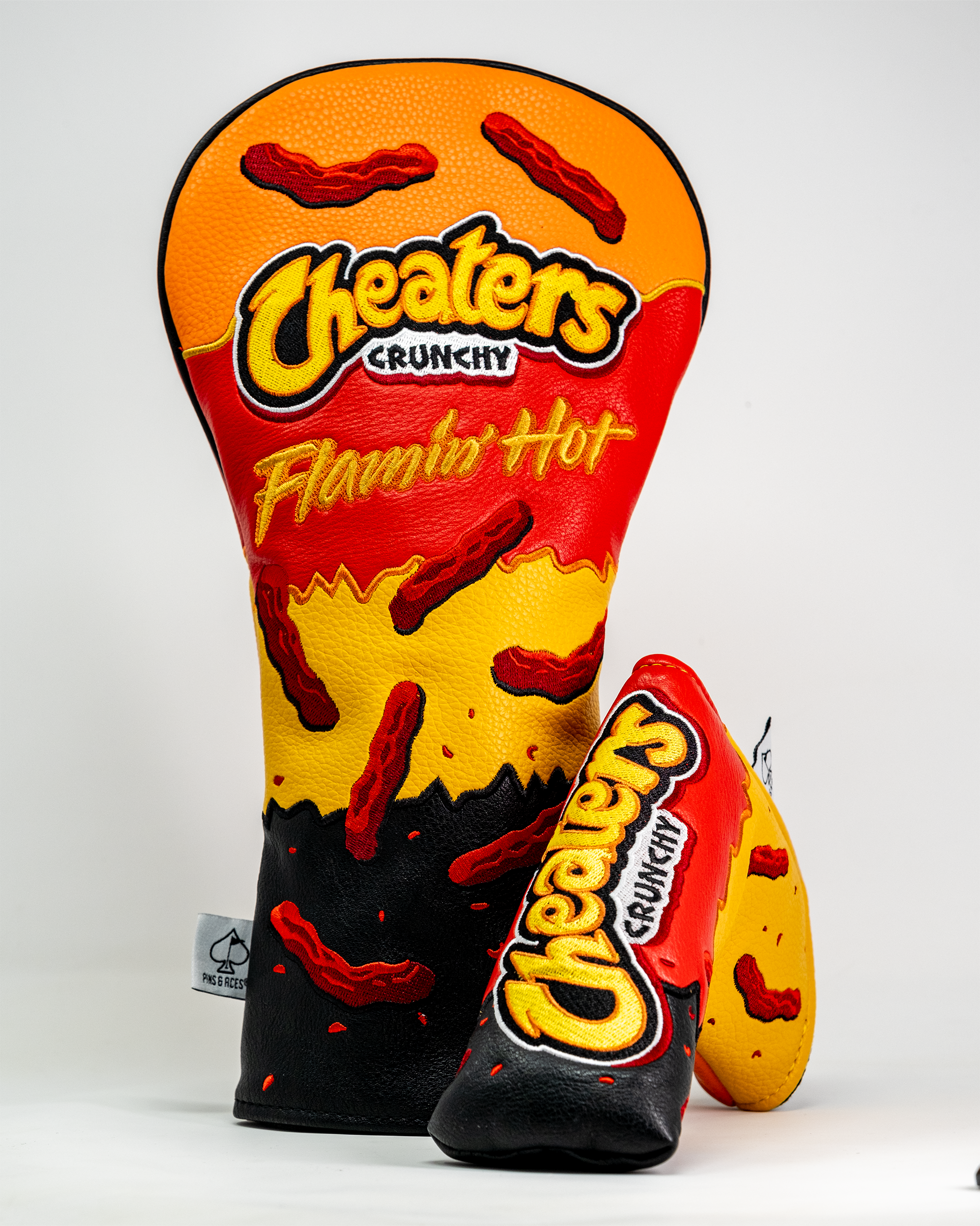 Flamin' Hot Cheaters - Blade Putter Cover – Pins and Aces, view 5