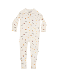 Modal Convertible Footy Pajamas in Petit Déjeuner