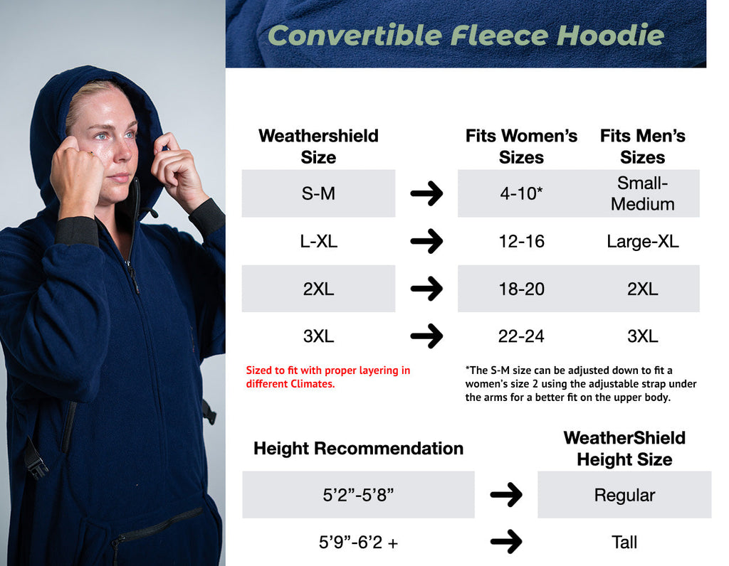 IWOM Convertible Fleece Hoodie – IWOM Outerwear, view 10