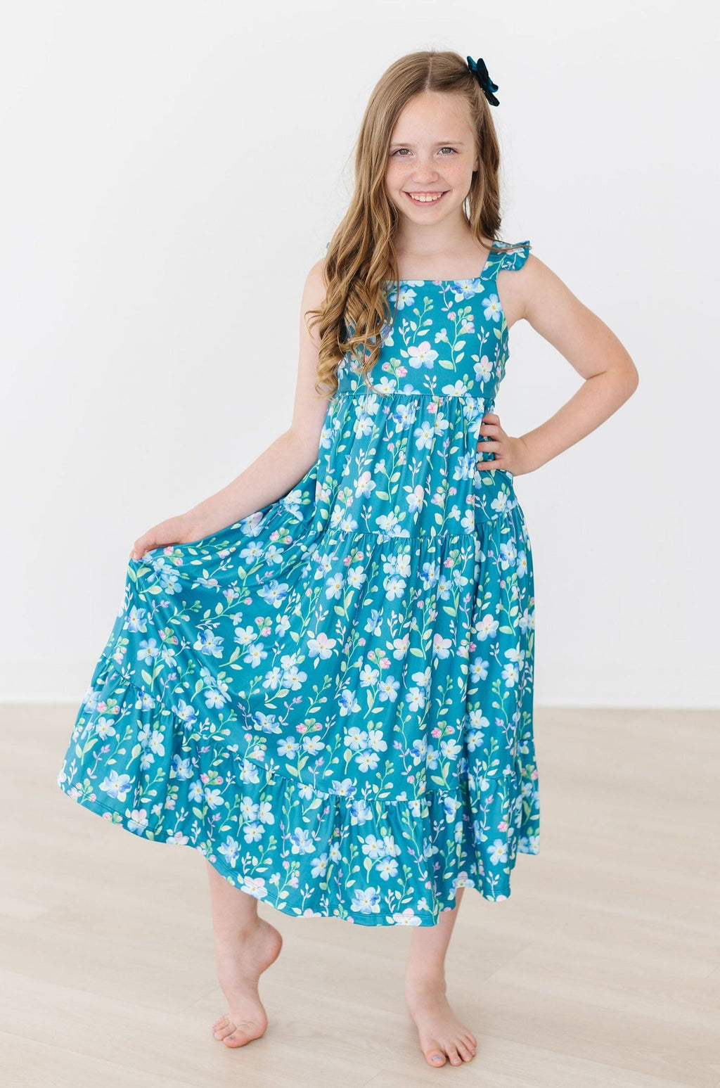 Mila & Rose ® Floral Breeze Ruffle Maxi Dress — main product shot