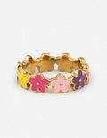 Elevated Faith Floral Enamel Ring — main product shot