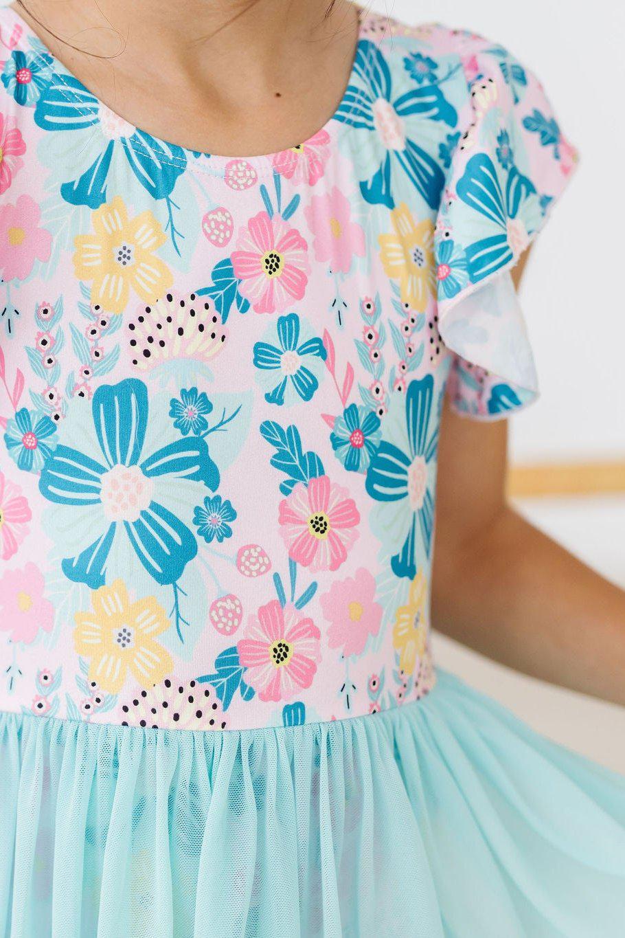 Mila & Rose ® Floral Garden S/S Twirl Leotard — lifestyle context