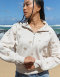 Elevated Faith Floral Women's Half-Zip — main product shot