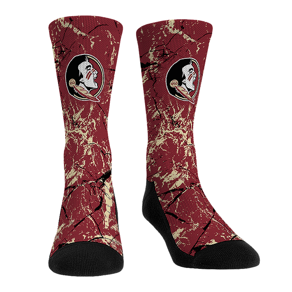 Rock 'Em Socks Rock 'Em Socks Florida State Seminoles - Cracked Marble — main product shot