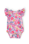 Mila & Rose ® Fluttering Garden S/S Flutter Bodysuit — main product shot