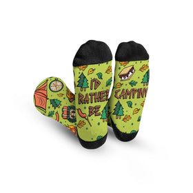 Rock 'Em Socks I'd Rather Be Camping