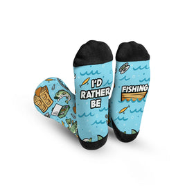 Rock 'Em Socks I'd Rather Be Fishing